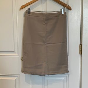 J.Crew Beige zip up skirt